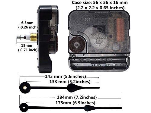 "TIKROUND Quartz DIY Wall Clock Movement Mechanism" - Image 5