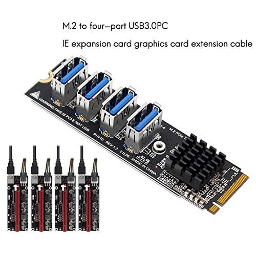Hub M.2 M-Key PCI-E idéal pour créer une station de mining multi-GPU stable - 5
