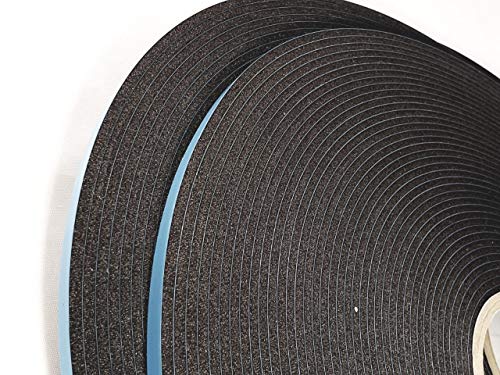 Double Coated Window Glazing Tape, DC-PEF12P Width 1/8” x Thick 1/4