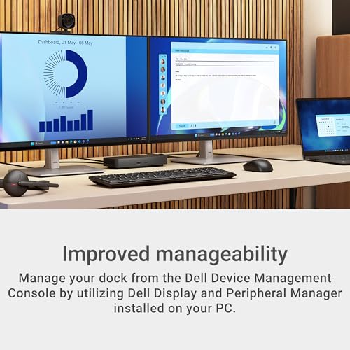 image for Dell Pro Dock WD25 - USB Type-C with DP Alt Mode Connector, DisplayPor