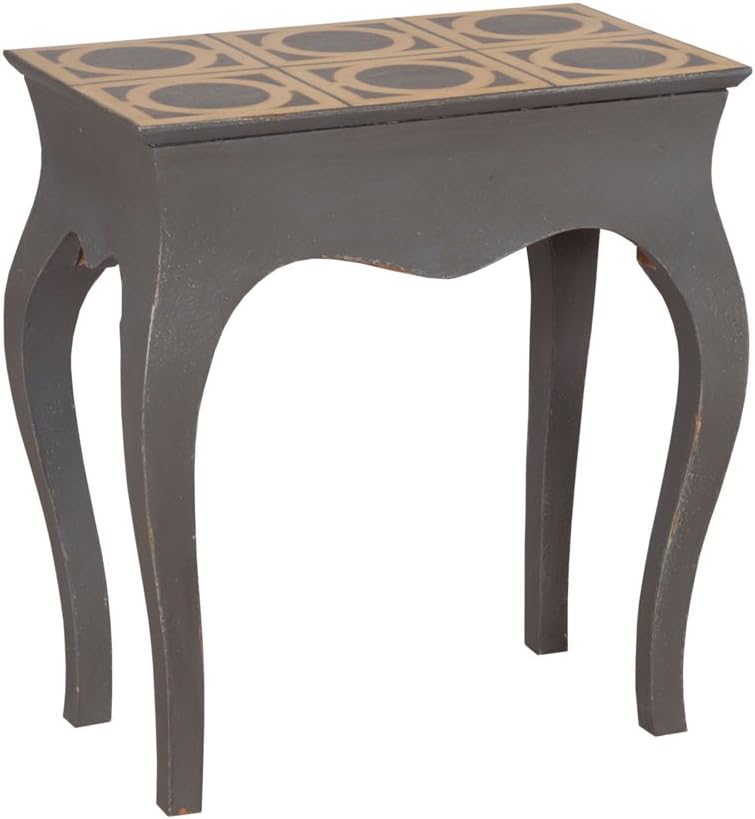 Farmhouse Chic Curve Taper Side Table Home & Kitchen
