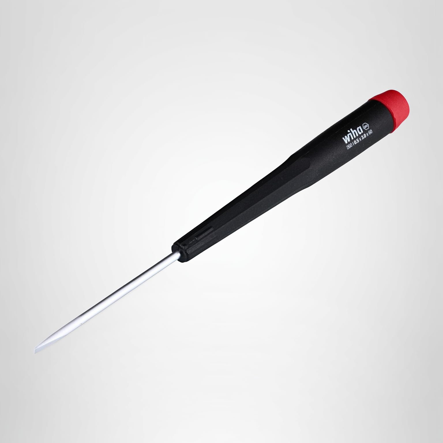 Wiha 26032 Slotted Screwdriver with Precision Handle, 3.0 x 60mm