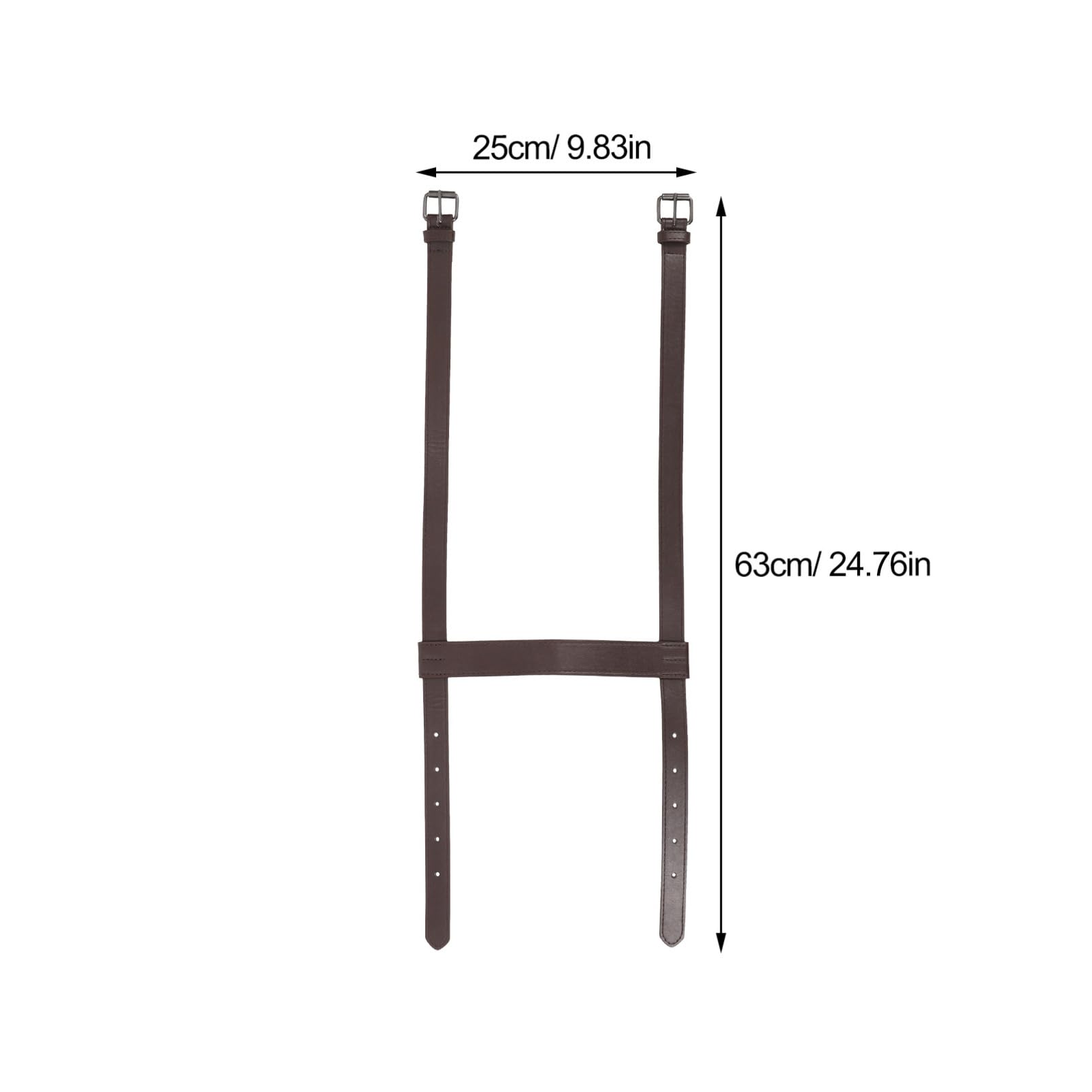 HOODANCOS Outdoor Picnic Blanket Strap Leather Binding Strap for Camping Beach Mat Belt Adjustable Carrying Belt