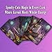 LINGYILY Spooky Cute Tarot Deck, 78 Tarot Cards for Beginners with Guidebook Witchy Oracle Cards, Premium 400GSM Glossy Finish, Easy Shuffle Divination Gift