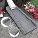Sekcen 2 Pack Rubber Downspout Splash Block Rain Gutter Down Spout Drain Trays Gray