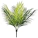 Bird Fiy 20" Artificial Palm Leaf Bush Greenery Plants Faux Fake Tropical Palm Fronds Plant 9 Leaves Palm Tree for Home Party Wedding Decorations