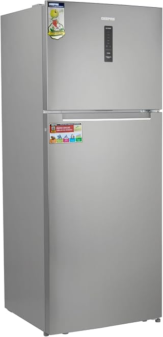 Geepas 420L Double-Door No-Frost Refrigerator