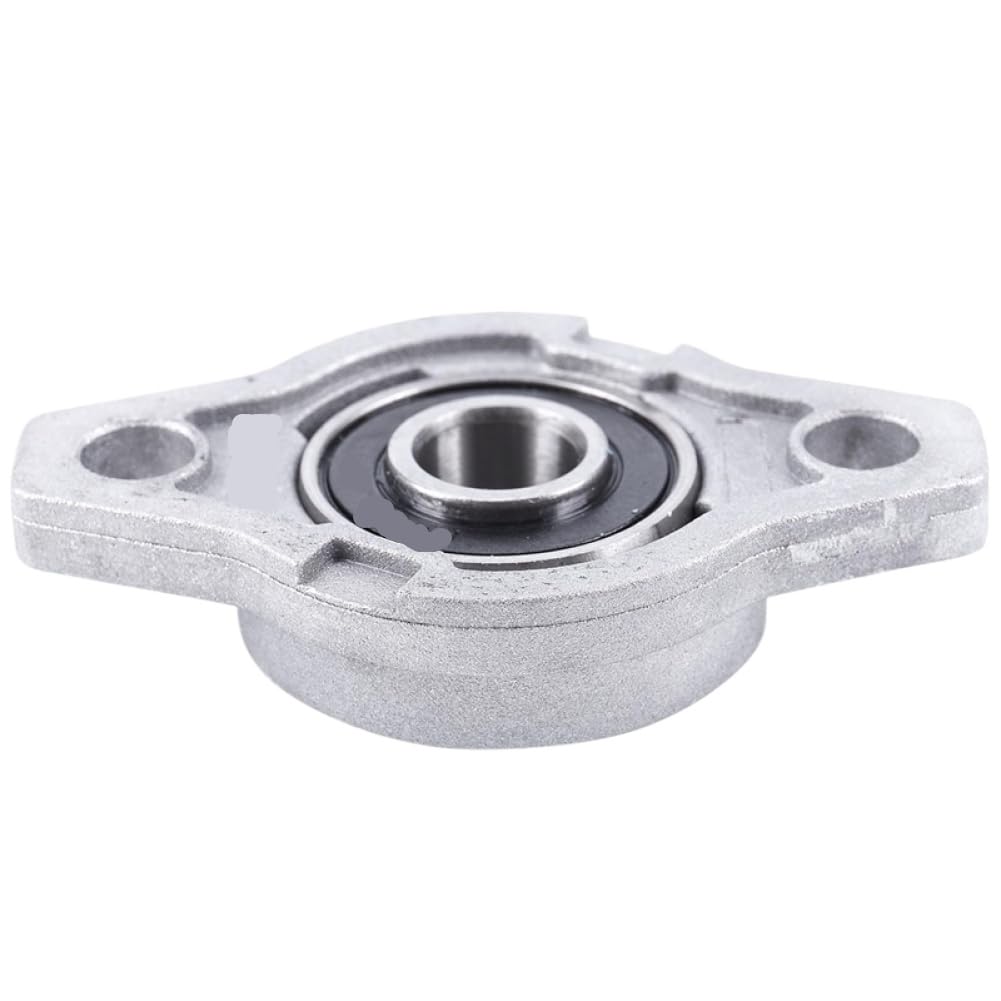 Flange Ball Mounted Pillow Block Bearings 8X KFL000 Bore Inner 10Mm