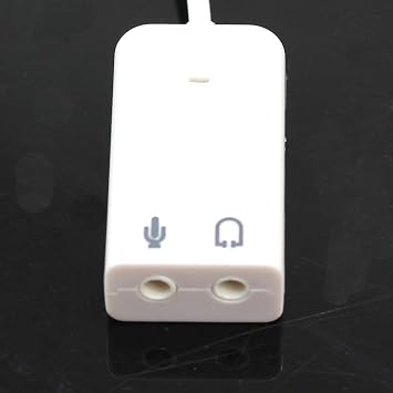 USB Sound Adapter USB 2.0 Virtual 7.1 Channel External USB Audio Sound Card Adapter for Laptop PC