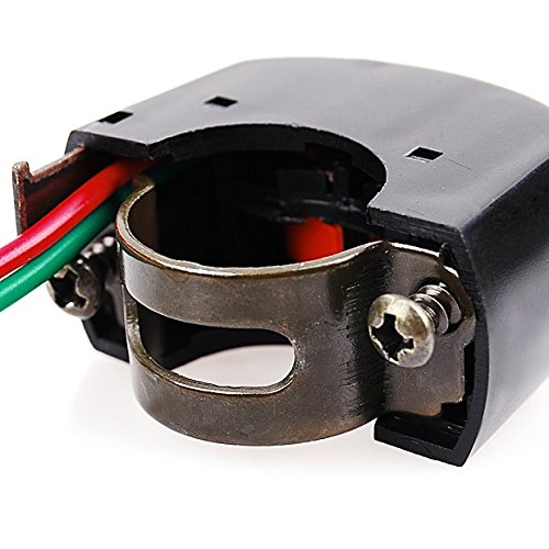 Miniatura 7 de color negro y rojo Kill Interruptor de encendidoapagado para ATV Motocicleta Scooter Dirt Bike w78" 22mm mango bar