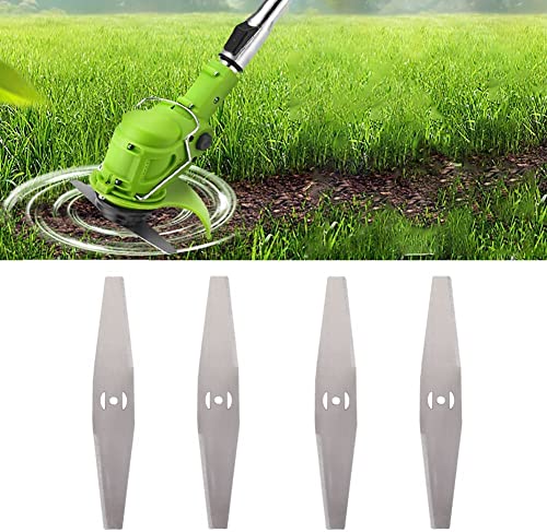 Metal Blade（Cordless String Trimmer Electric Weed Eater Battery Powered Weed Wacker Brush Cutter Need To Be Purchased Separately Package Delivery Content Is Metal Blade*4 Universal Accessories… #TOP15
