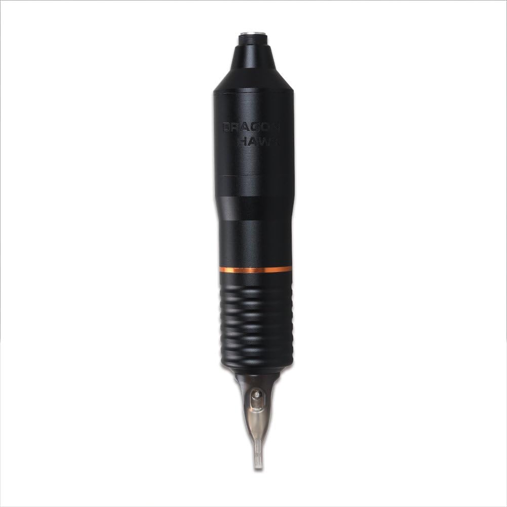 Dragonhawk Atom J2 Pen Rotary Tattoo Machine for Tattoo Artists Coloring Black