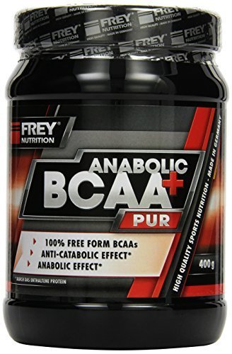 FREY Nutrition BCAA XTREME PUR - 400 g - L-Leucin, L-Isoleucin, L-Valin im idealen Verhältnis von 2:1:1 - Optimiert durch hochwertiges Molkenprotein-Hydrolysat