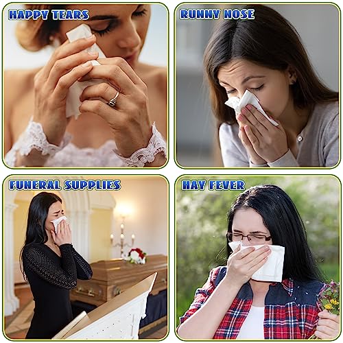 Image of Ctosree 50 Pack Geometric Pocket Tissues Travel Packs Bulk 500 Sheet Small Tissues Bulk Packs 3 Ply Mini Travel Size Paper Individual Pocket Size