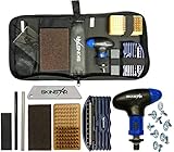 Kantenschleifer, Plexiglas 3mm Abziehklinge, 8 Stück M6 14mm Schrauben mit Scheiben, Drehmomentschrauber mit 5 Bits und einem 8 / 10mm Schlüssel