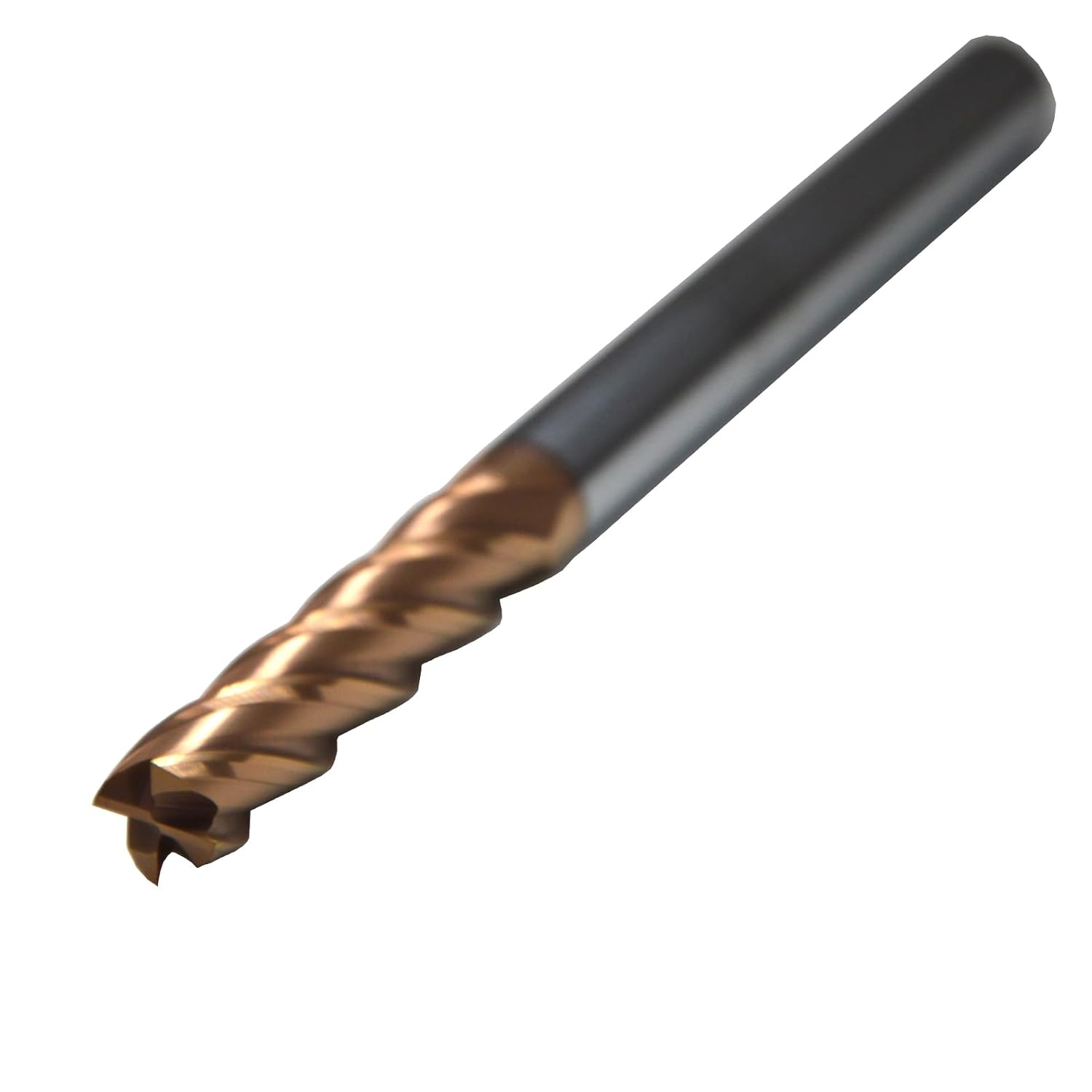 2mm Mill Dia 4 Flutes HRC65 Solid Carbide Square Nose End Mill Flat Cutter,Coating,CNC Lathe Milling Bit for Cutting Hardened Steels