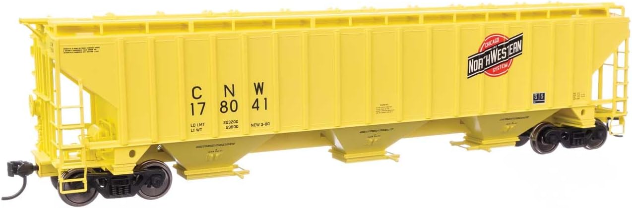 WalthersMainline HO 57' Trinity 4750 3-Bay Covered Hopper, One-Time Run, Clerestory Roof