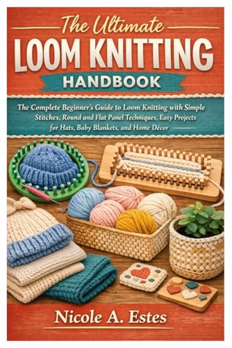 The Ultimate Loom Knitting Handbook: The Complete Beginnerâ€™s Guide to Loom Knitting with Simple Stitches, Round & Flat Panel Techniques, Easy Projects for Hats, Baby Blankets, and Home DÃ©cor