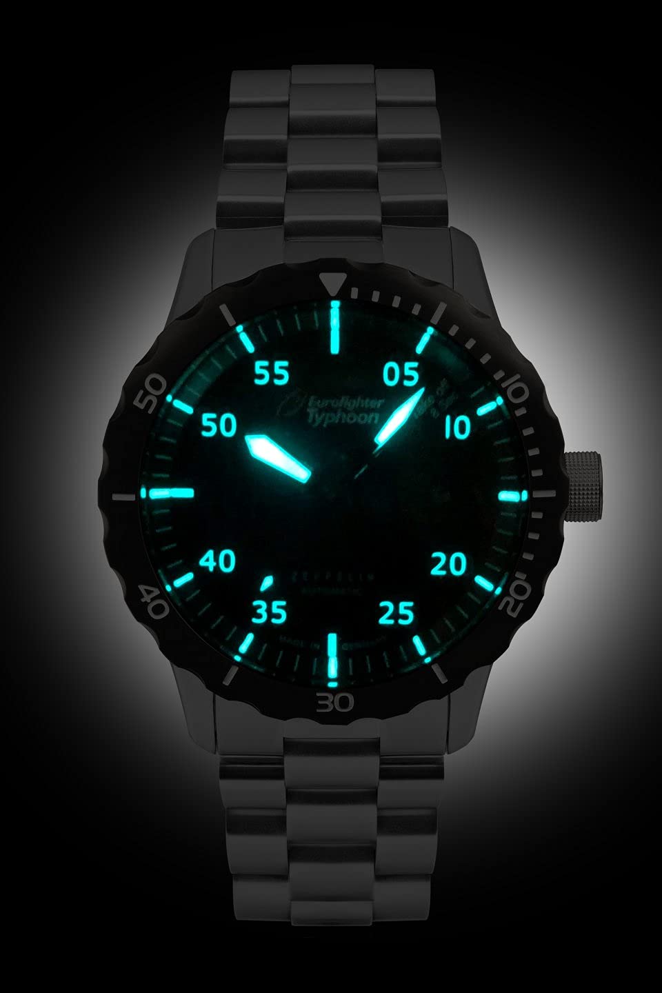Zeppelin Eurofighter 7268M3_set Orologio automatico uomo Con cinturino di riserva