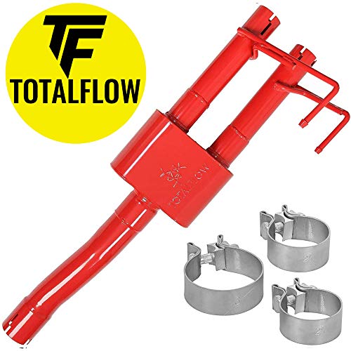 TOTALFLOW 342633 Direct Fit Exhaust Muffler Kit 2009-2018 Dodge Ram 1500 Hemi (Single Chamber Muffler)