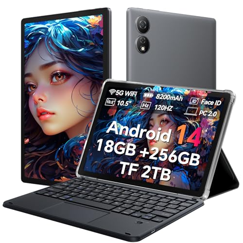 OSCAL 2025 Newest Tablet Android 14 Pad 80 WiFi,120HZ,8200 mAh,18 GB RAM,Tablet 256 GB ROM(1TB...