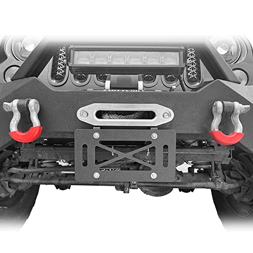 YZONA License Plate Mount for Hawse Fairlead Winch License Plate Holder