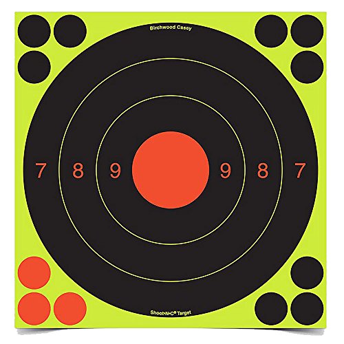 BIRCHWOOD CASEY UIT Shoot-N-C 20 cm 25/50 Meter 6 Targets cibles Mixte, Multicolore Cover