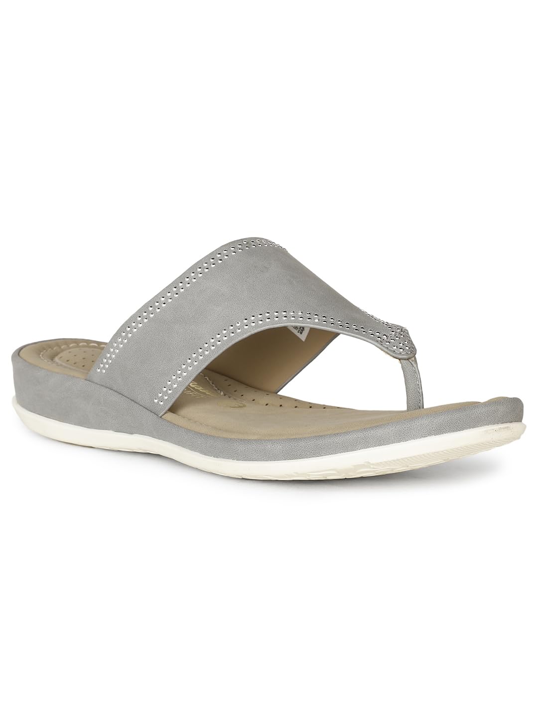 bata women's clemmie th (pu) blue slippers - 5 uk (5719402)