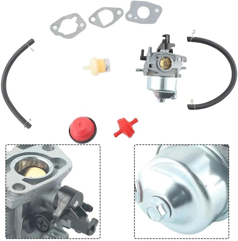 Fit for Carburetor DB2194SR 170cc Push Lawn Mower Complete with Necessary Fuel and Installation Accessories