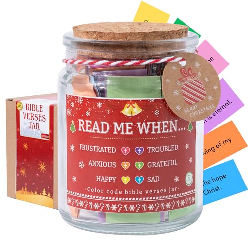 Christmas Bible Jar, Christmas Gifts 2024, Christmas Gifts For Women, Bible Verse Jar, Bible Jar, Prayer Jar, Christian Gifts For Women, Christmas Gifts For Kids, Christmas Gifts For Men