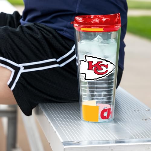 Image of Rico Industries NFL Football Double Wall Classic 16oz Or 20oz Tritan Tumbler W Lid