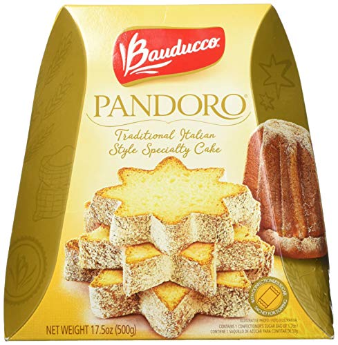 Bauducco Pandoro - Light and Moist Specialty Cake, No Candied Fruits, Ideal