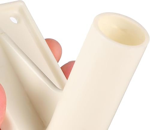 Miniatura 6 de 2 soportes de plástico para asta de bandera, soporte de bandera montado en la pared, soporte autoadhesivo para porche de casa, balcón, jardín,