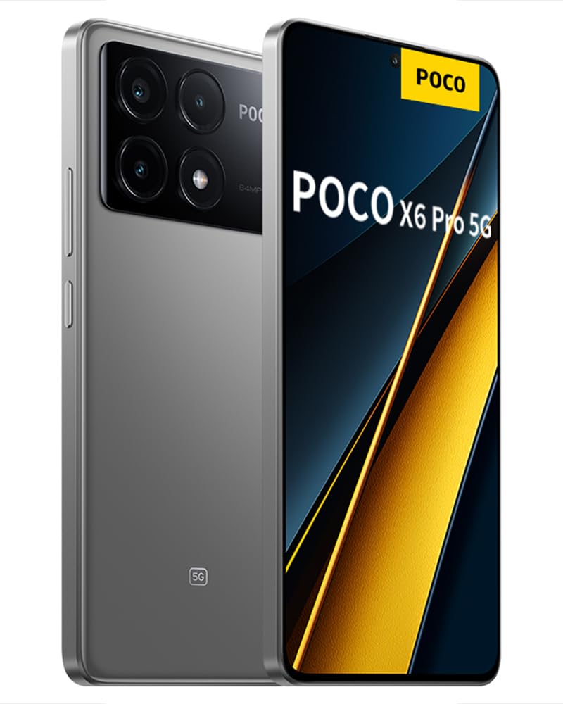 Xiaomi Poco X6 Pro 5G Smartphone 12+512GB Grey AMOLED 6.67