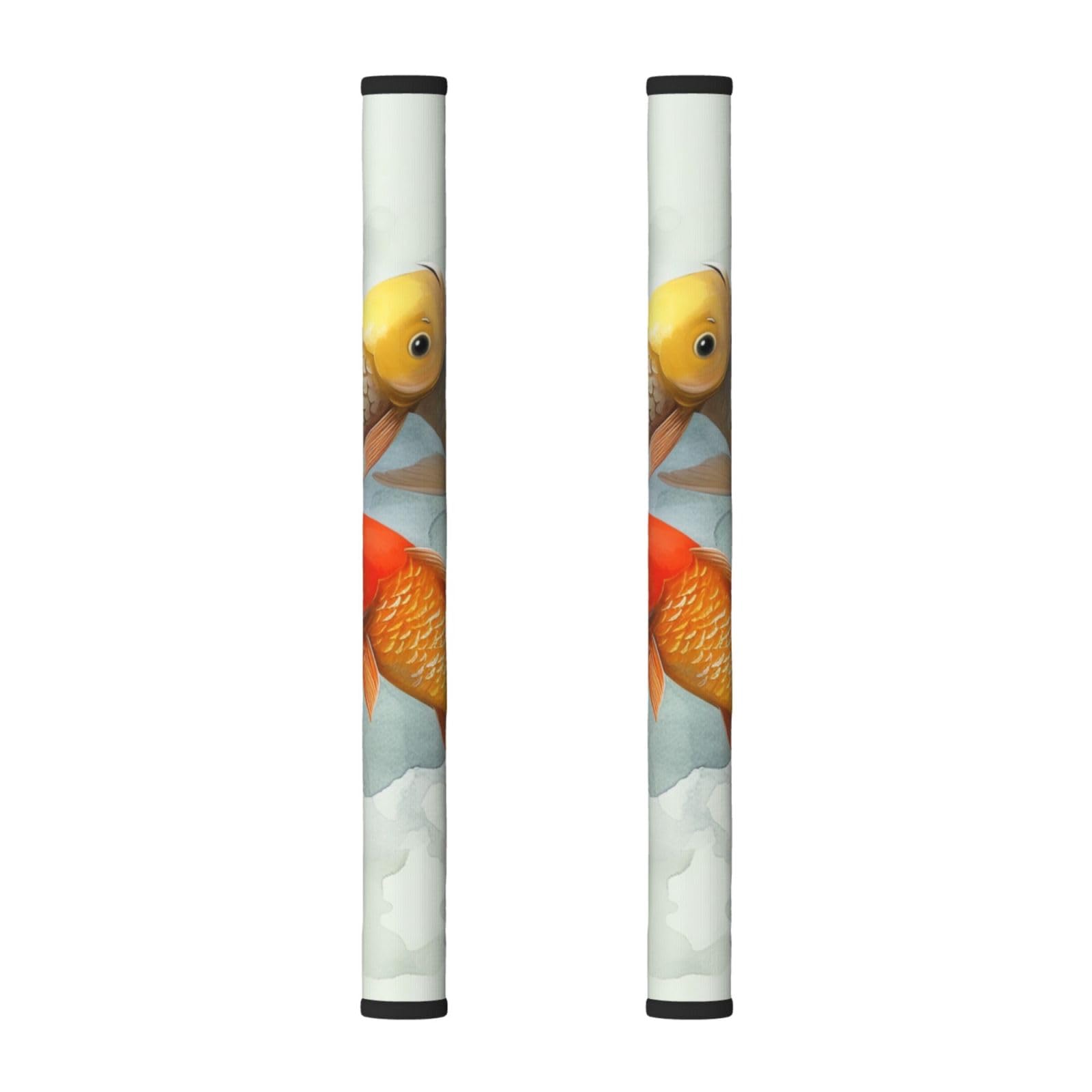 VGFJHNDF Refrigerator Door Handle Covers 2-Pack, Fish Lover Printed Protect and Decorate for Fridge Ovens Dishwashers