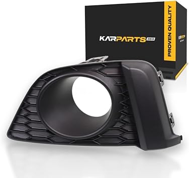 For Honda Fit Fog Light Cover 2015 2016 2017 Passenger Side | Bezel | Textured Black | DOT/SAE Compliance | HO1039119 | 71103T5RA10