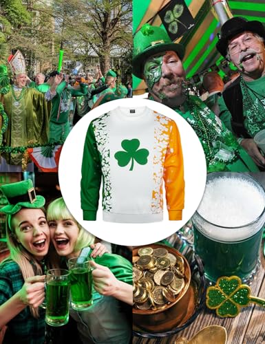 Image of Men's Novelty Festivals Sweatshirts Long Sleeve Shirts Outfits