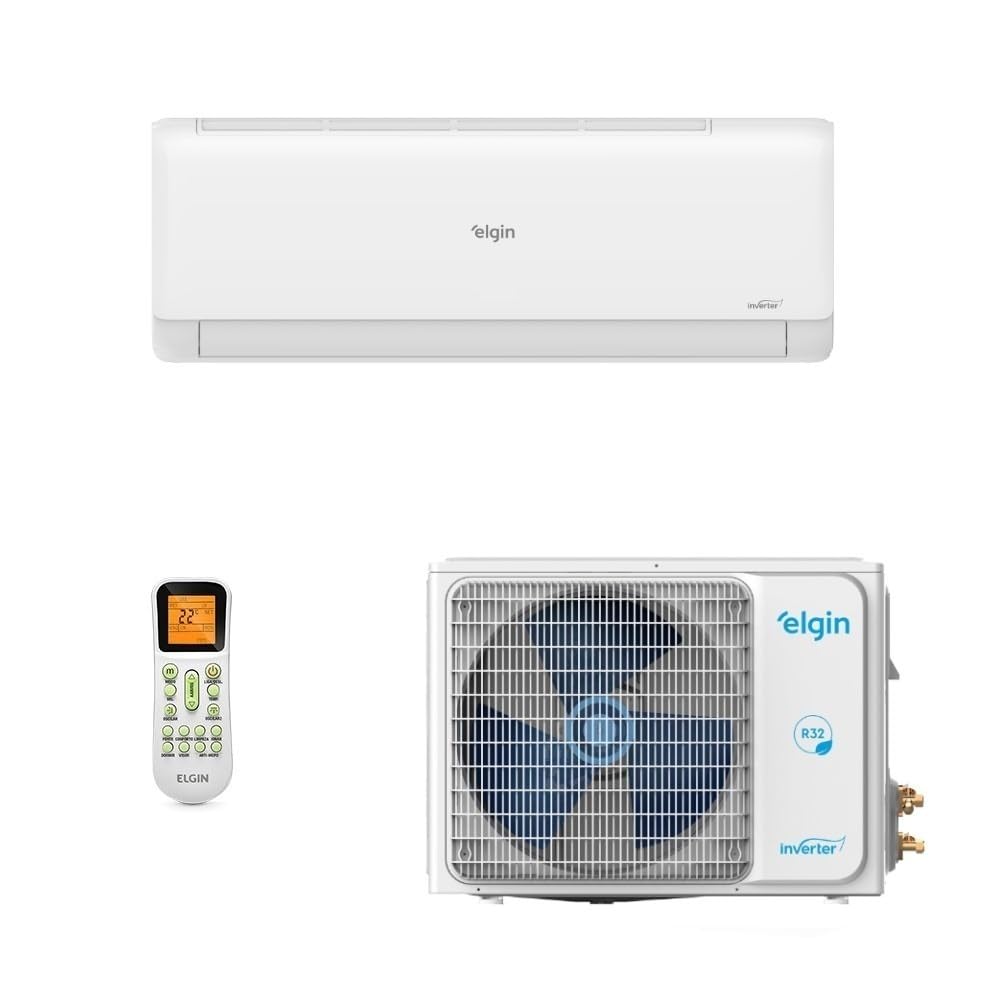 Ar Condicionado Split Inverter Eco II 9000 BTUs Elgin Quente e Frio 220v R-32 WI-FI