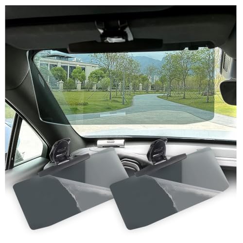 2Pcs HD Visor Sunshade Extender for Car,72.5% Strong-Light Blocking Rate - Anti-Glare Car Visor...