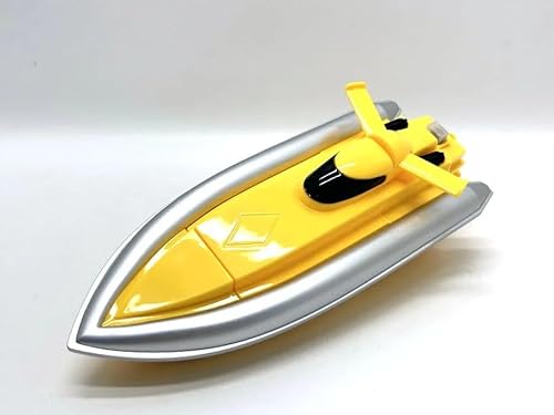 Remote Control Speed Boat – 2.4GHz High-Speed RC Boat with Twin Propeller, Waterproof Design, Flexible Steering –, USB Charger & Controllers (Blue)