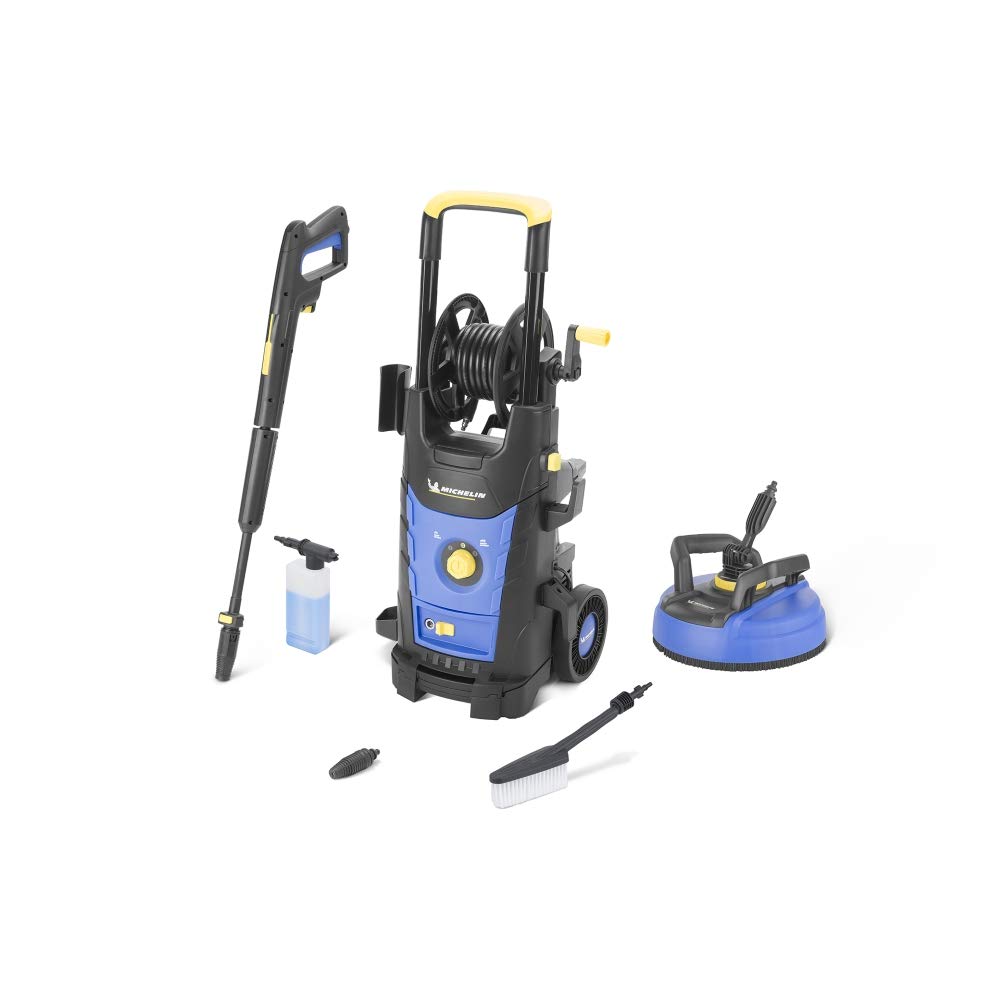 Michelin Nettoyeur Haute Pression MPX25EHDSP avec Double Speed System, Patio Cleaner et Brosse Fixe (2500 W, 170 Bar, 500 l/h)