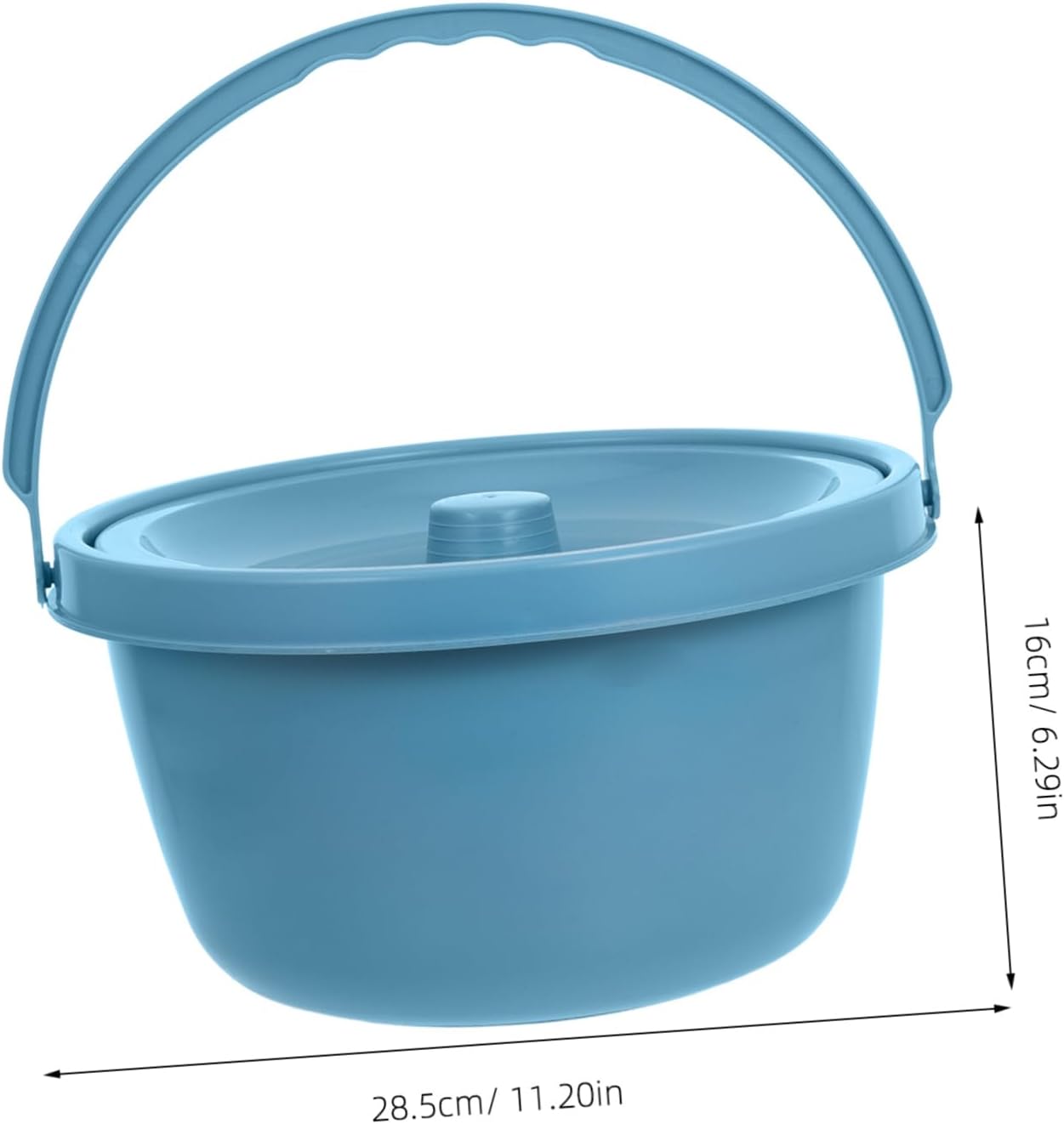 Bedside Commode Urinal Pot with Lid Leakproof Portable Toilet for Women Men Boy Girl Elderly Disabled Use Prevents Odors