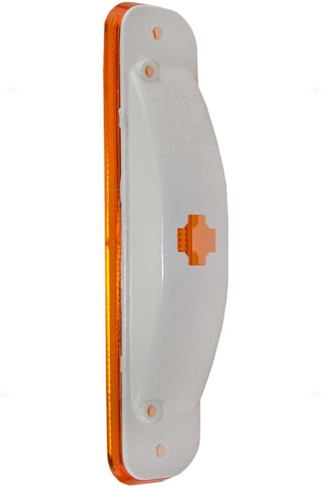 DAT AUTO PARTS Driver or Passenger Side Front Side Marker Light Lens Replacement for Chevrolet Blazer (Fullsize), Pickup Chevy Fullsize C/K, Suburban C K R V (1973-1980), GM2550106 6270433