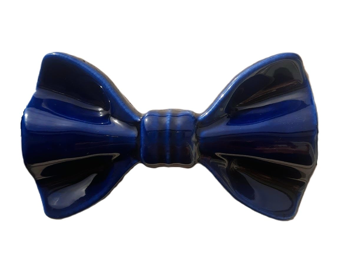 Papillon in ceramica blu severe made in italy