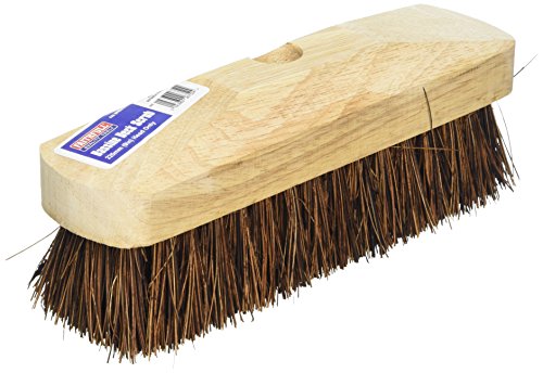 Faithfull BRBASS9 Stiff Bassine Deck Scrub, 225mm W