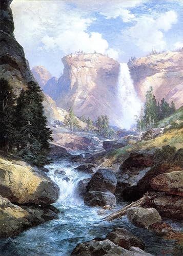 Cuadro de lienzo decorativo para salon: pintura del Grand Canyon de Moran, 60x90cm