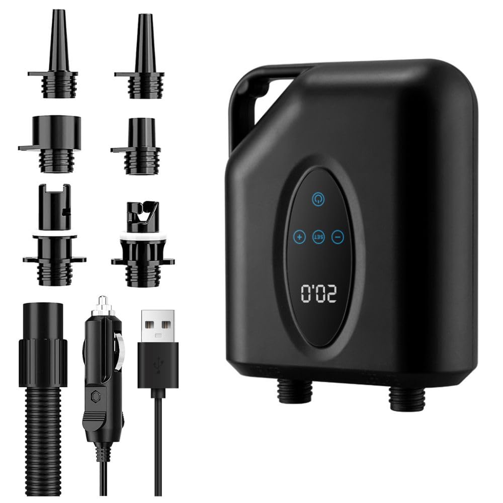 【⭐️電動‼️大幅値下げ‼️⭐️】SUP 電動ポンプ　ボート　シュノーケル　サーフィン Amazon.co.jp: SUP電動エアーポンプ サップ用 20PSIまで対応