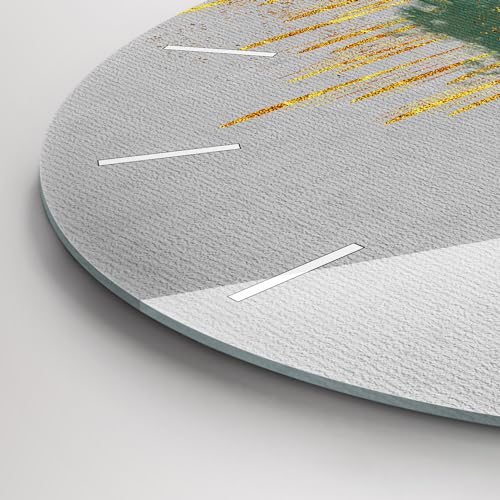 Horloge en Verre Wallfluent 30 cm à montage facile et système de fixation inclus - 6
