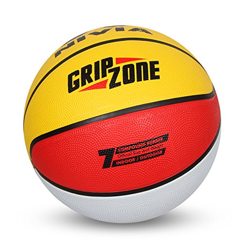 Image of Nivia Grip Zone Basketball Multicolor Size: 7, Outer Material: Rubber
