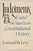 Judgments;: Essays on American constitutional history,